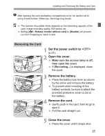 Preview for 25 page of Canon Rebel SL 1 EOS 100D Instruction Manual