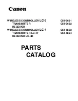 Canon RECEIVER LC-4R Parts Catalog предпросмотр