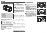 Canon RF-S 18-150mm F3.5-6.3 IS STM Instructions preview