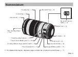 Предварительный просмотр 6 страницы Canon RF100mm F2.8 L MACRO IS USM Instructions Manual