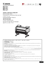 Canon RU-61 Setup Manual preview