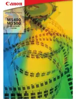 Canon S 400 MS 500 Brochure & Specs preview