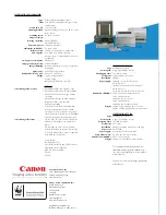 Предварительный просмотр 6 страницы Canon S 400 MS 500 Brochure & Specs