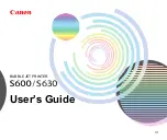 Canon S600 User Manual предпросмотр