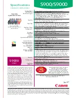 Предварительный просмотр 8 страницы Canon S900 Brochure & Specs