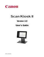 Preview for 1 page of Canon Scan Kiosk II User Manual