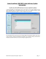 Preview for 6 page of Canon ScanFront 220 Software Update