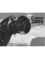 Preview for 1 page of Canon SCOOPIC 16- M Instructions Manual