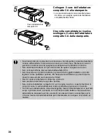 Предварительный просмотр 39 страницы Canon Selphy CP600 Manuale Dell'Utente