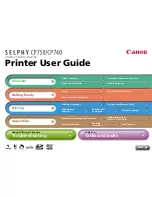 Canon SELPHY CP740 Printer User Manual предпросмотр