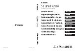 Предварительный просмотр 514 страницы Canon SELPHY CP900 User Manual