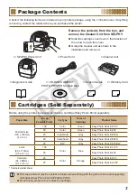 Preview for 3 page of Canon SELPHY ES40 User Manual