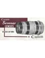 Canon Serenar User Manual предпросмотр