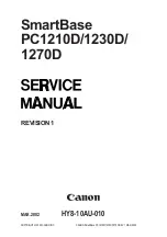 Canon SmartBase 1270D Service Manual preview