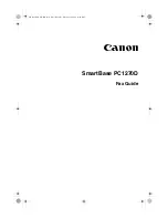 Canon SmartBase F141400 Fax Manual preview
