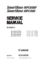 Canon SmartBase MPC400 Service Manual preview