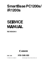 Предварительный просмотр 1 страницы Canon SmartBase PC1200s Service Manual