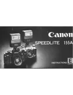 Canon Speedlite 155 A Instructions Manual preview