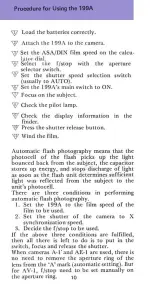 Preview for 10 page of Canon Speedlite 199 A Instructions Manual