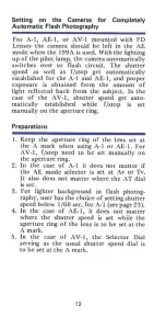 Preview for 12 page of Canon Speedlite 199 A Instructions Manual