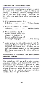 Preview for 22 page of Canon Speedlite 199 A Instructions Manual