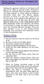 Preview for 34 page of Canon Speedlite 199 A Instructions Manual