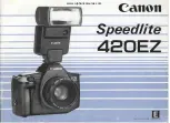 Preview for 2 page of Canon Speedlite 420 EZ Instruction Booklet