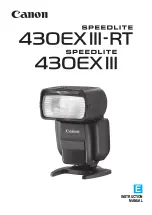 Canon Speedlite 430EXIII-RT Instruction Manual preview