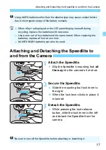 Preview for 17 page of Canon Speedlite 430EXIII-RT Instruction Manual