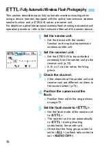 Preview for 76 page of Canon Speedlite 470EX-AI Instruction Manual