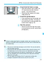 Preview for 77 page of Canon Speedlite 470EX-AI Instruction Manual