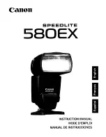 Canon Speedlite 58OEX Instruction Manual preview