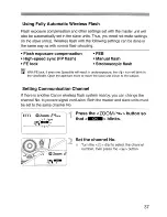 Preview for 37 page of Canon Speedlite 58OEX Instruction Manual