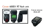 Preview for 2 page of Canon Speedlite 600EX-RT Setup