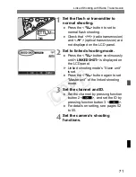 Preview for 73 page of Canon Speedlite 600EX Instruction Manual