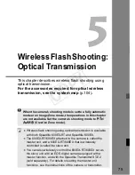 Preview for 77 page of Canon Speedlite 600EX Instruction Manual