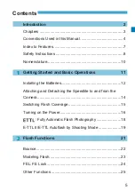 Preview for 5 page of Canon Speedlite EL-100 User Manual