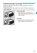 Preview for 15 page of Canon Speedlite EL-100 User Manual