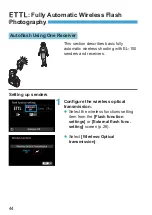 Preview for 44 page of Canon Speedlite EL-100 User Manual