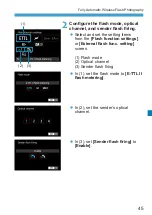 Preview for 45 page of Canon Speedlite EL-100 User Manual