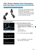 Preview for 49 page of Canon Speedlite EL-100 User Manual