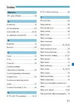 Preview for 61 page of Canon Speedlite EL-100 User Manual