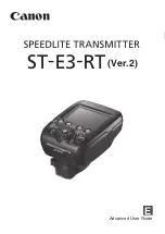 Предварительный просмотр 1 страницы Canon ST-E3-RT-V2 Manual