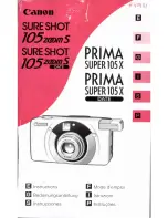 Canon Sure Shot 105 Zoom - Zoom Instructions Manual preview