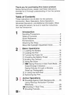 Preview for 4 page of Canon Sure Shot 105 Zoom - Zoom Instructions Manual