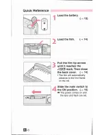 Предварительный просмотр 6 страницы Canon Sure Shot 105 Zoom - Zoom Instructions Manual