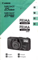 Preview for 2 page of Canon Sure shot 85 zoom Instructions Manual