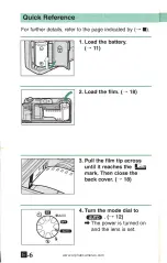 Preview for 7 page of Canon Sure shot 85 zoom Instructions Manual