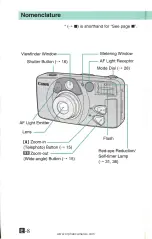 Предварительный просмотр 9 страницы Canon Sure shot 85 zoom Instructions Manual