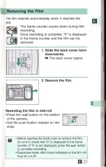 Предварительный просмотр 24 страницы Canon Sure shot 85 zoom Instructions Manual